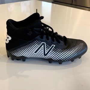 New Balance Black FreezeLX Lacrosse Cleats Size 4